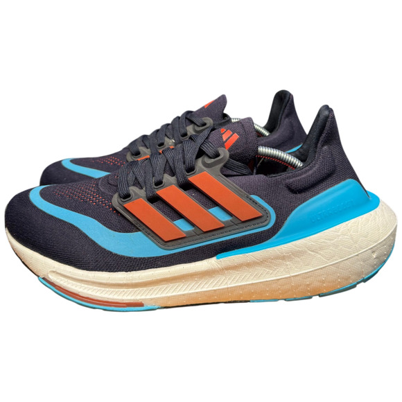 ADIDAS UltraBoost Light Men\'s 8 Running Shoes Blue Red Sneakers Worn Once main image 14